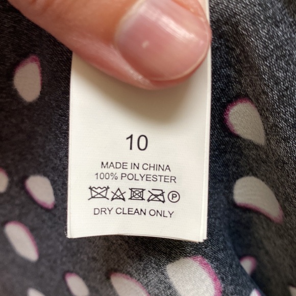 Kate Spade polka dot cocktail dress, size 10 - Picture 4 of 4